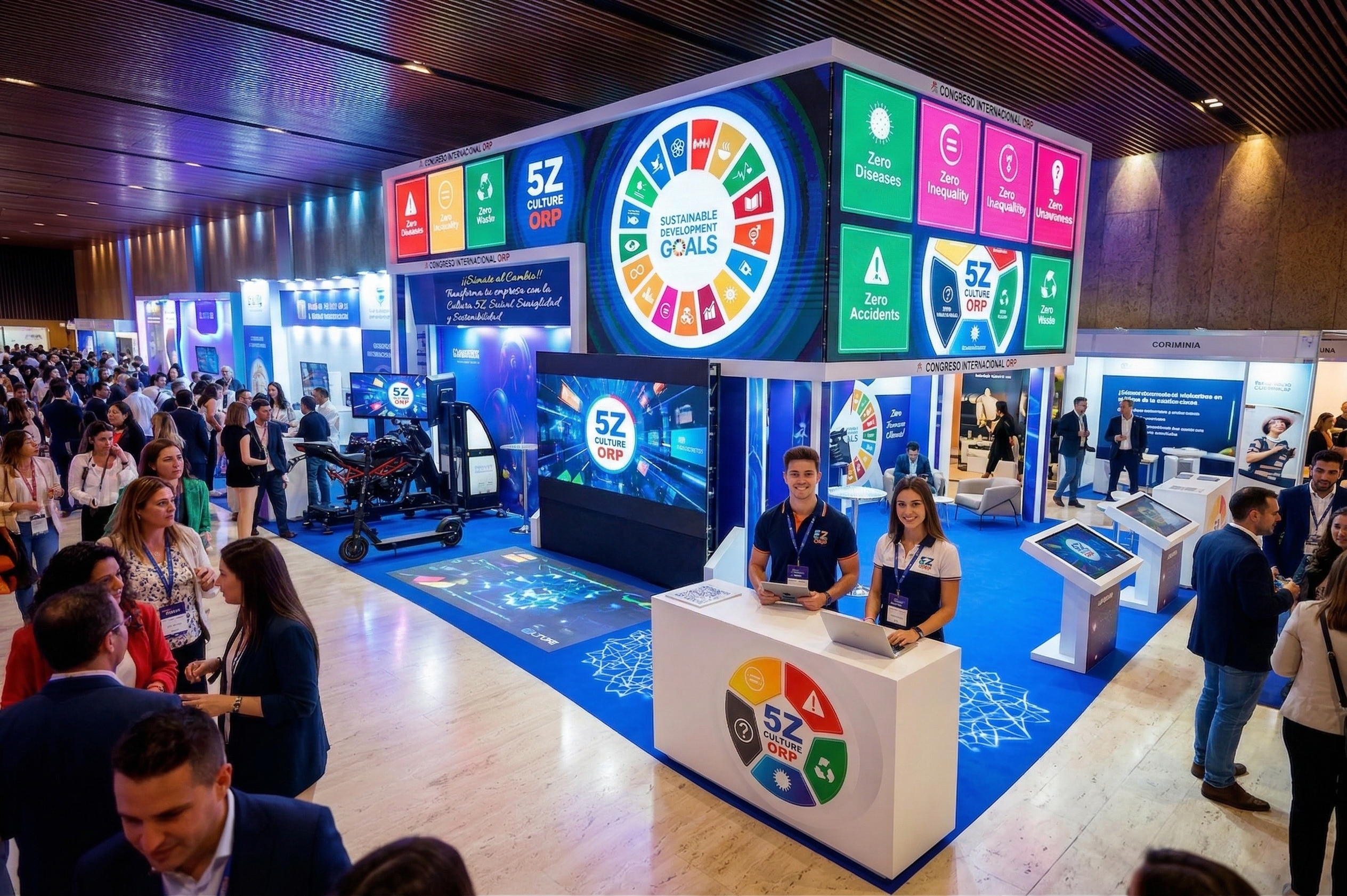 Stand Cultura 5Z en Congreso Internacional ORP